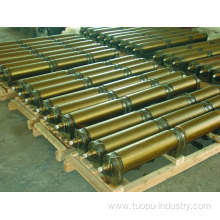 Continuous cast roll for plate heating furnace